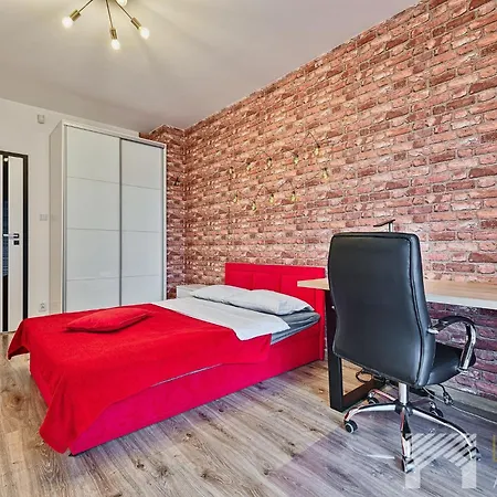 Apartment Industrial Red By Lookap - Parking, Klimatyzacja Lodz  Exterior photo